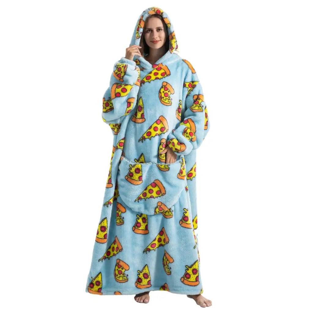 Pizza Oversize Adult Hoodie