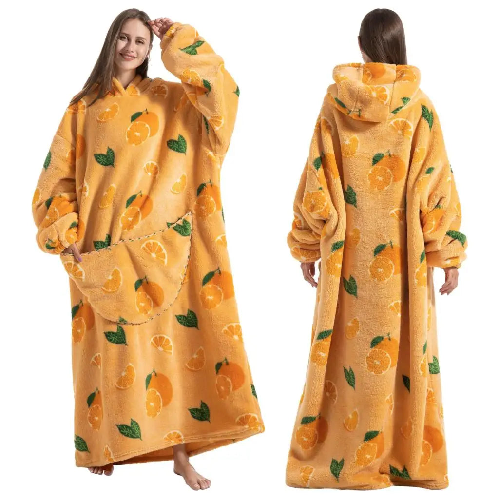 Orange Oversize Adult Hoodie