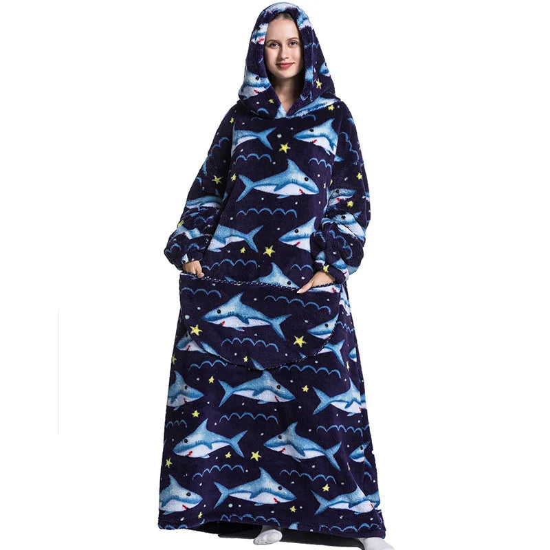 Shark Oversize Adult Hoodie