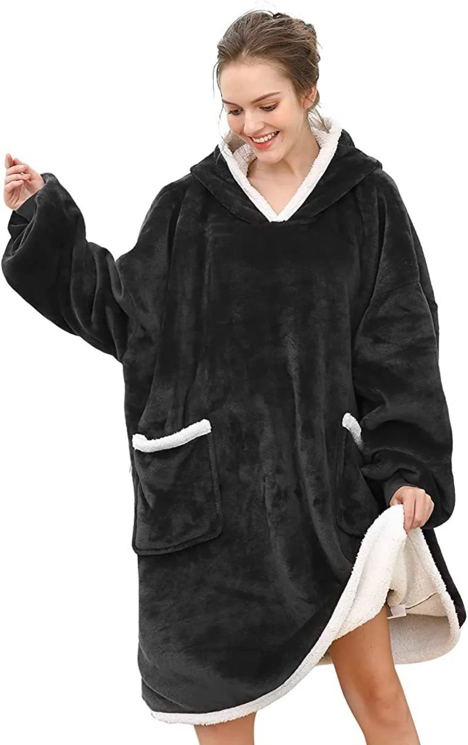 Fleece Oversize Adult Hoodie