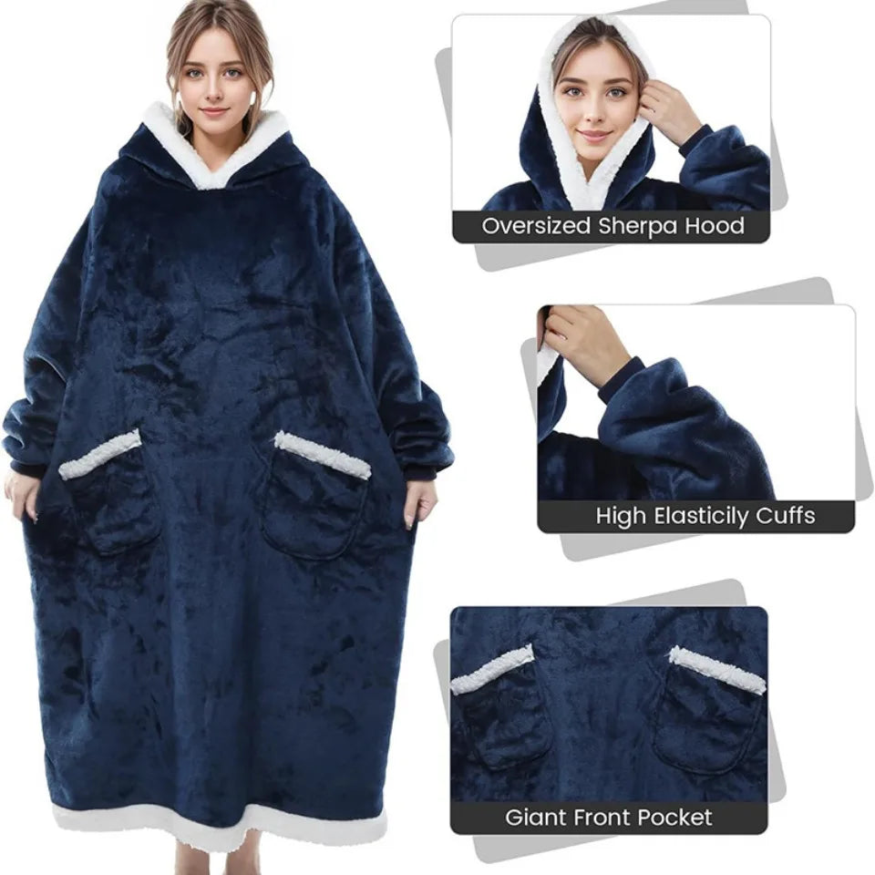 Fleece Oversize Adult Hoodie