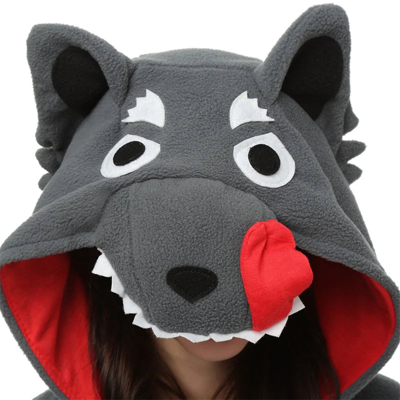 Wolf Jumpsuit Pajamas