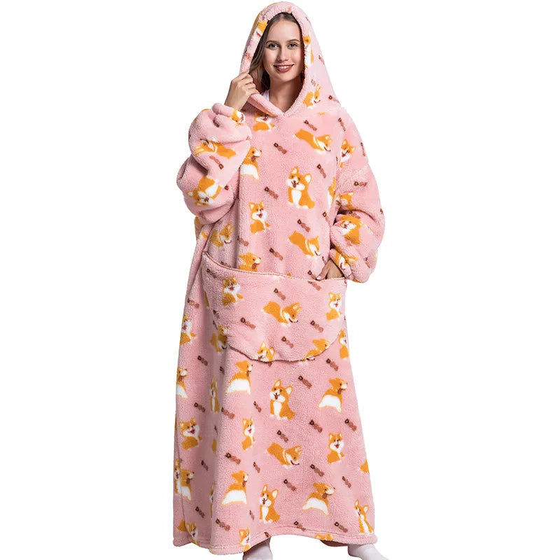 Corgi Oversize Adult Hoodie