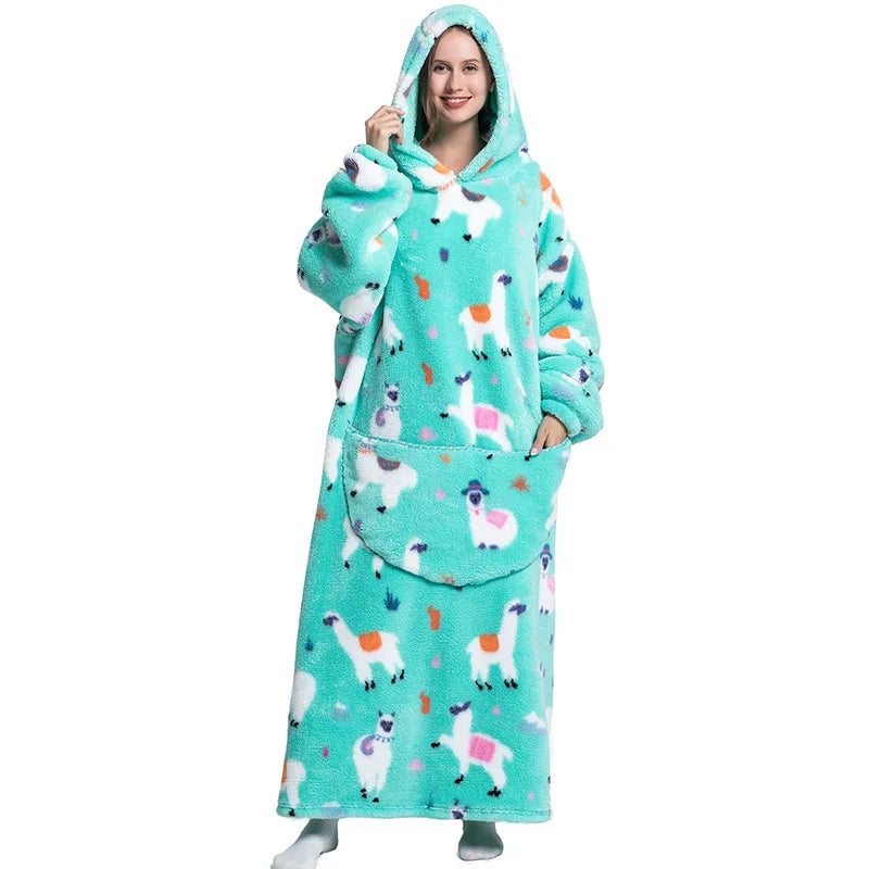 Alpaca Oversize Adult Hoodie