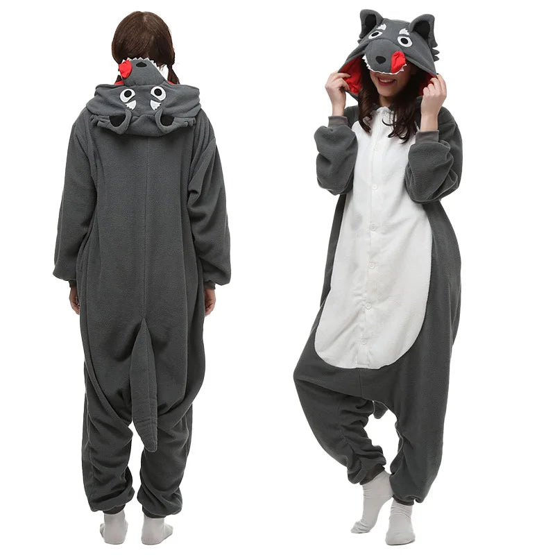 Wolf Jumpsuit Pajamas