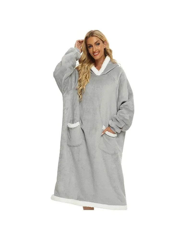 Checkered Oversize Adult Hoodie