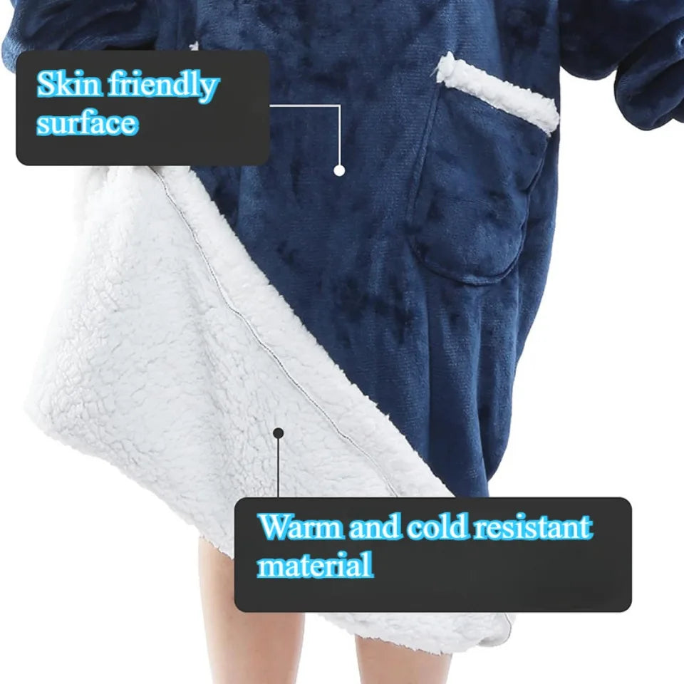 Fleece Oversize Adult Hoodie