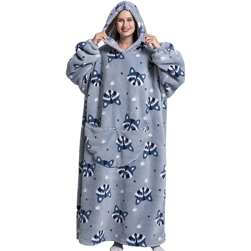 Racoon Oversize Adult Hoodie