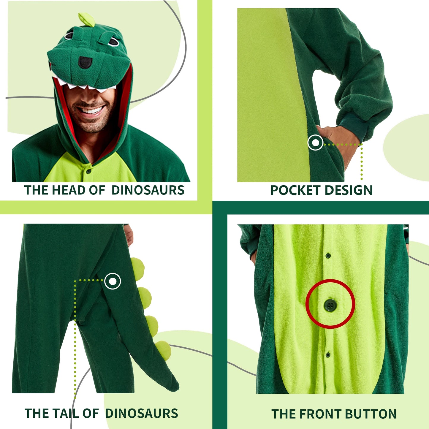 Dinosaur Onesie Pajamas