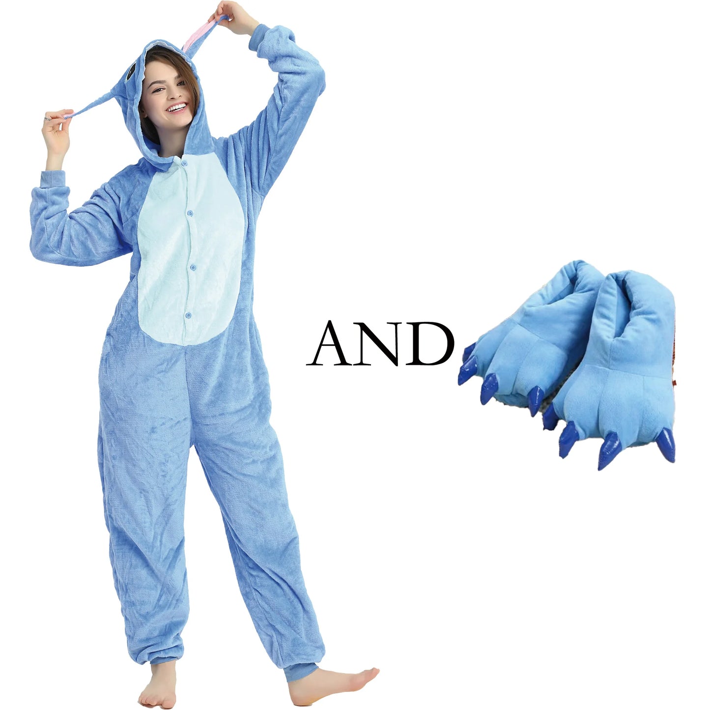 Adults Stitch Cosplay Pajamas