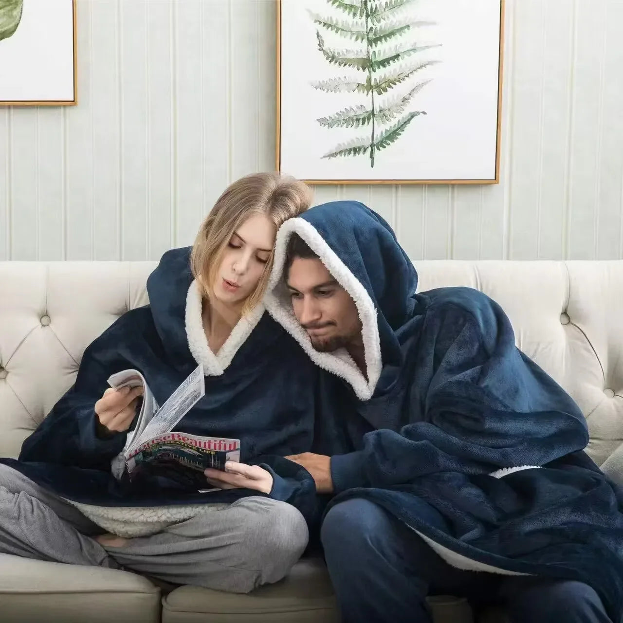 Checkered Oversize Adult Hoodie
