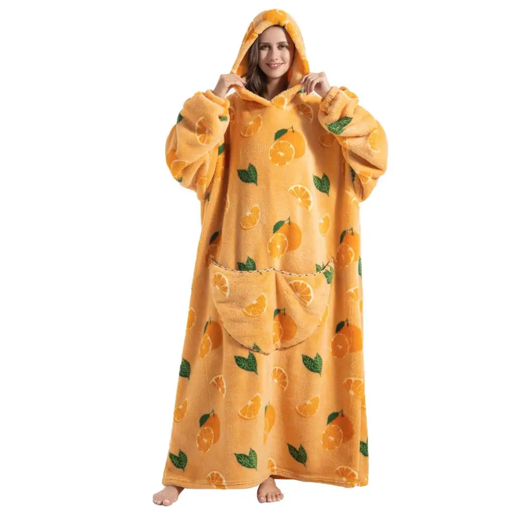 Orange Oversize Adult Hoodie