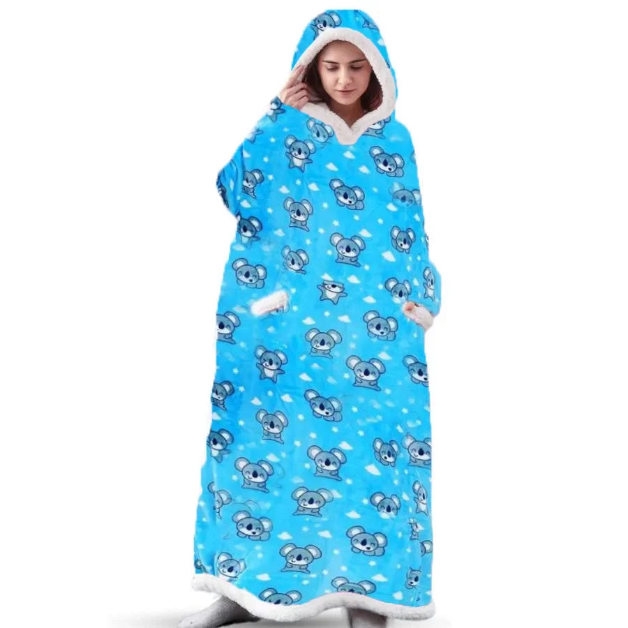 Checkered Oversize Adult Hoodie